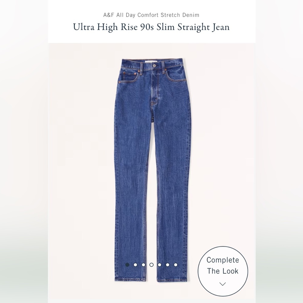 Abercrombie 90s slim straight jeans